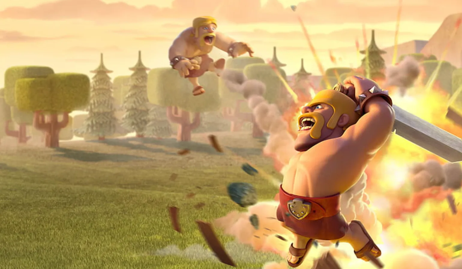 Barbarian clash of clans